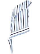 Msgm Striped One Shoulder Top