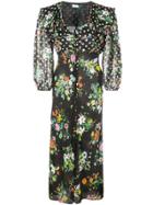 Rixo London Bonnie Floral Dress - Black