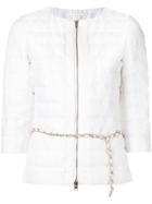 Herno Chain Detail Padded Jacket - Nude & Neutrals