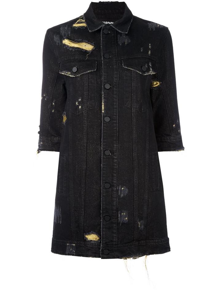 Filles A Papa 'eagle' Denim Dress