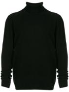 Isabel Benenato Fine Knit Turtleneck Sweater - Black