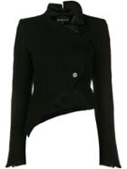 Ann Demeulemeester Asymmetric Jacket, Women's, Size: 38, Black, Cotton/nylon/wool