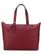 Smythson 'burlington' Tote, Men's, Red, Leather