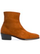 Dorateymur Square Toe Ankle Boots - Brown