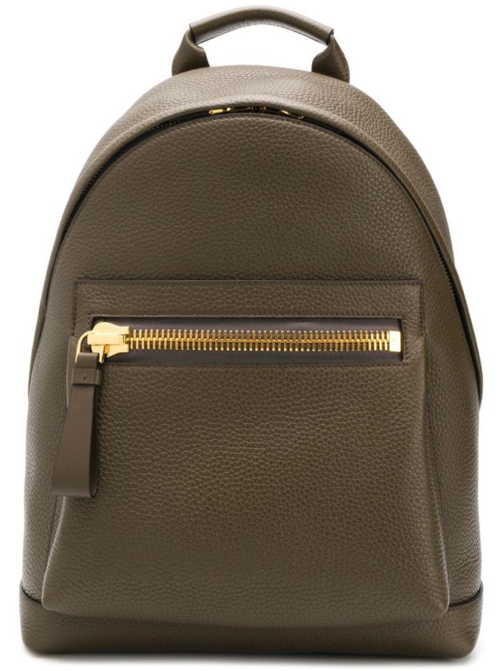 Tom Ford Large Zipper Backpack - Brown