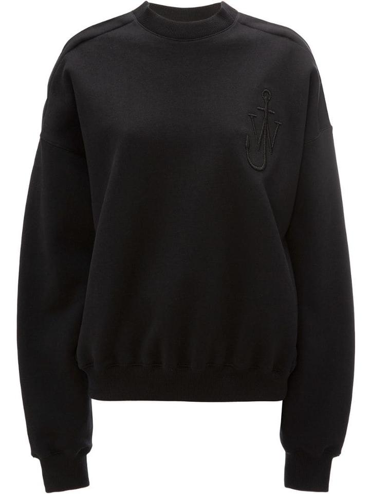 Jw Anderson Oversized Cold Shoulder Sweatshirt - Black