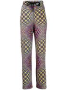 No Ka' Oi Printed Palazzo Pants - Grey