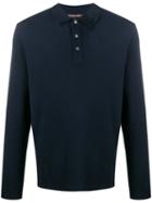 Michael Kors Long-sleeved Polo Shirt - Blue