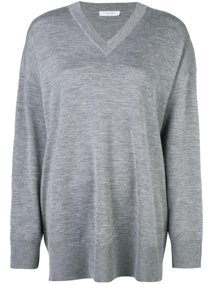 The Row Fine-knit Jumper - Grey