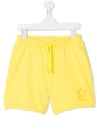 Moschino Kids Drawstring Shorts, Girl's, Size: 14 Yrs, Yellow/orange