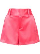 Alice+olivia High Rise Shorts - Pink & Purple