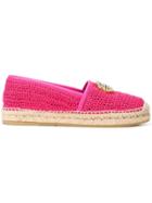 Gucci Raffia Espadrille - Pink