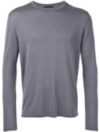 Estnation Crew Neck Top, Men's, Size: Medium, Grey, Silk