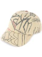 Ground Zero Graffiti Baseball Cap - Brown