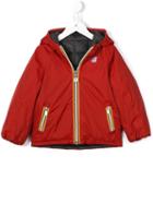 K Way Kids Reversible Padded Jacket, Boy's, Size: 10 Yrs, Red