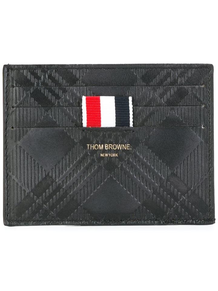 Thom Browne Contrast Check Cardholder