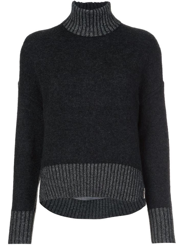 3.1 Phillip Lim Roll Neck Cocoon Jumper, Women's, Size: Xs, Grey, Nylon/spandex/elastane/viscose/yak