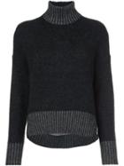 3.1 Phillip Lim Roll Neck Cocoon Jumper, Women's, Size: Xs, Grey, Nylon/spandex/elastane/viscose/yak