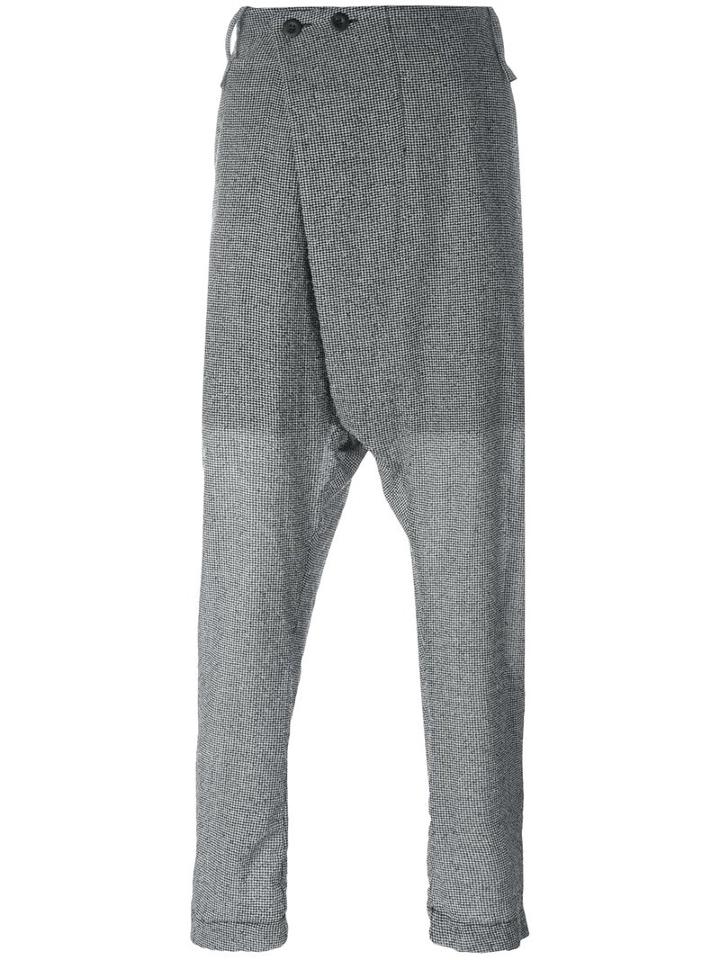 Lost & Found Ria Dunn Folded Front Pants, Men's, Size: Small, Black, Linen/flax/cotton