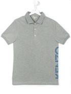 Kenzo Kids Logo Print Polo Shirt, Boy's, Size: 14 Yrs, Grey