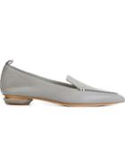 Nicholas Kirkwood Beya Loafers, Women's, Size: 42, Grey, Calf Leather/leather