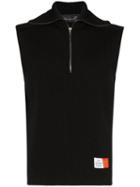 Martine Rose Ribbed Sweater Vest - Black