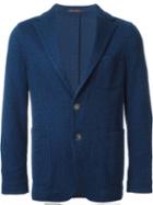 The Gigi Two Button Blazer, Men's, Size: 52, Blue, Viscose/cotton
