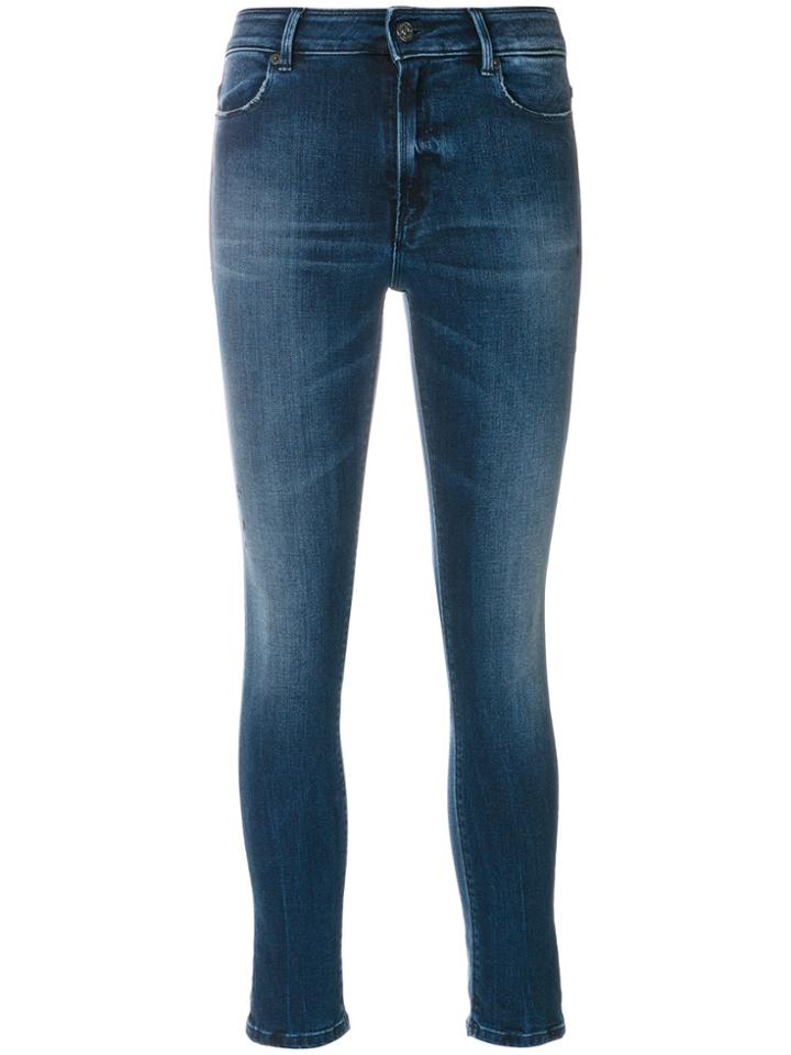 Dondup Mid-rise Skinny Jeans - Blue