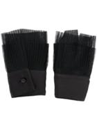 Dsquared2 Pleated Tulle Cuffs - Black
