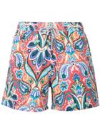Etro Paisley Print Swim Shorts - Multicolour