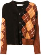 Pringle Of Scotland Argyle Panel Cardigan - Brown