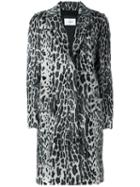 Yves Salomon Leopard Print Fur Coat