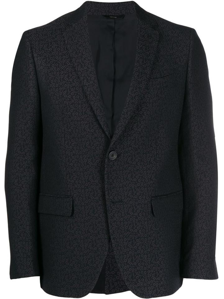 Fendi Jacquard Slim-fit Jacket - Blue