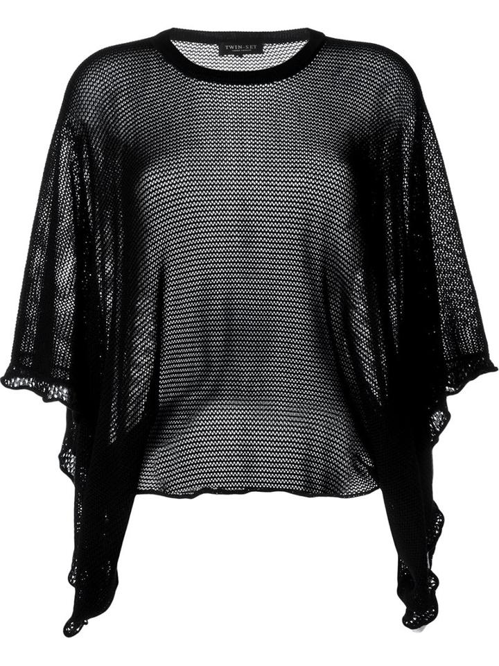 Twin-set Draped Sleeve Sweater