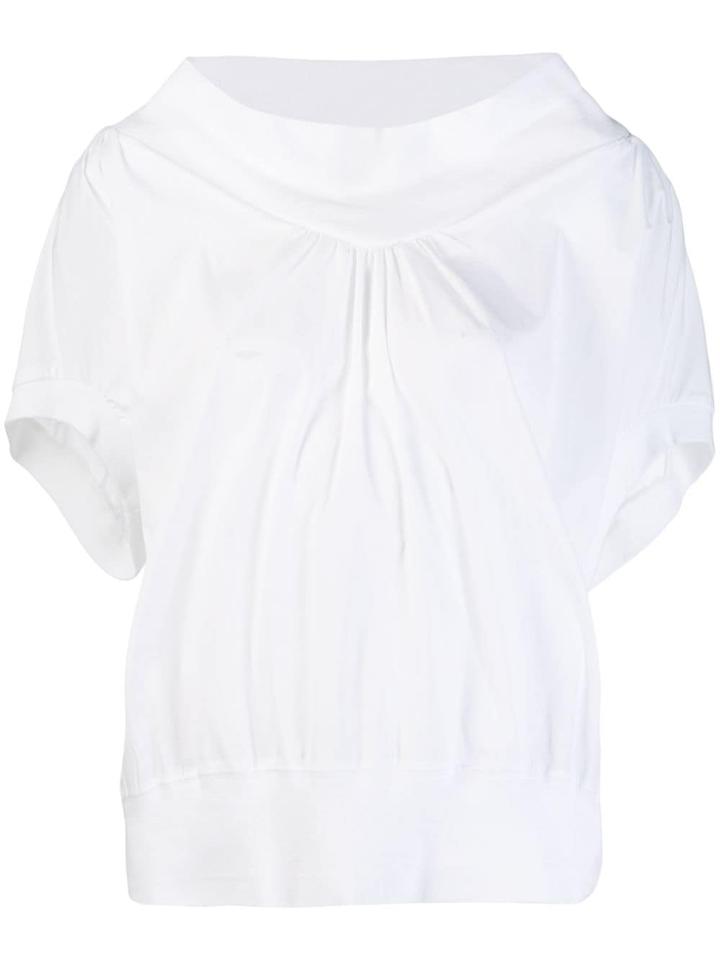 Tsumori Chisato Blouse With Structured Collar - White