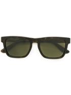 Saint Laurent Eyewear Classic Square Sunglasses - Brown