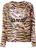 Kenzo 'tiger' Sweatshirt, Women's, Size: Large, Brown, Cotton