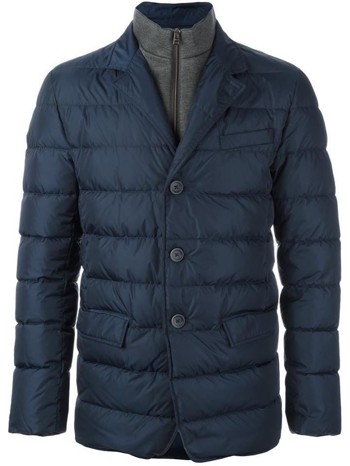 Herno Button Up Padded Jacket