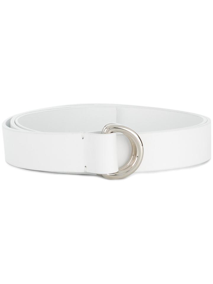 P.a.r.o.s.h. Double Buckle Belt - White