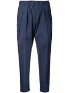 08sircus Track Pants, Women's, Size: 34, Blue, Cotton/linen/flax/polyurethane