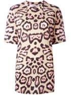 Givenchy Leopard Print T-shirt, Women's, Size: Small, Nude/neutrals, Cotton