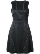 Thomas Wylde Short Shift Dress - Black