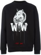 Off-white Wolf Print Sweatshirt