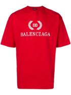 Balenciaga Logo T-shirt - Red