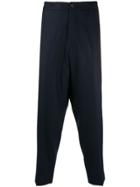 Pt01 Drop-crotch Trousers - Blue