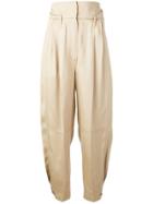 Givenchy High-waisted Military Trousers - Neutrals