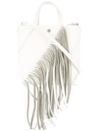Proenza Schouler Small Fringed Hex Tote - White