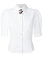 Olympia Le-tan White Rabbit Detail Shirt