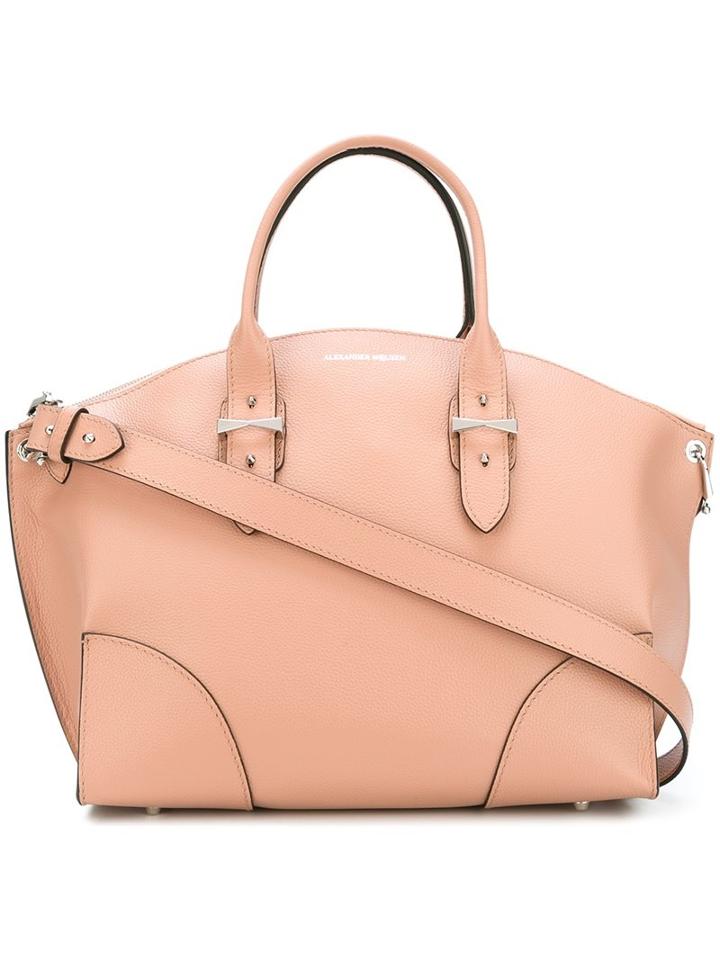 Alexander Mcqueen 'legend' Tote, Women's, Pink/purple, Leather