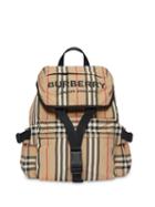 Burberry Icon Stripe Backpack - Neutrals